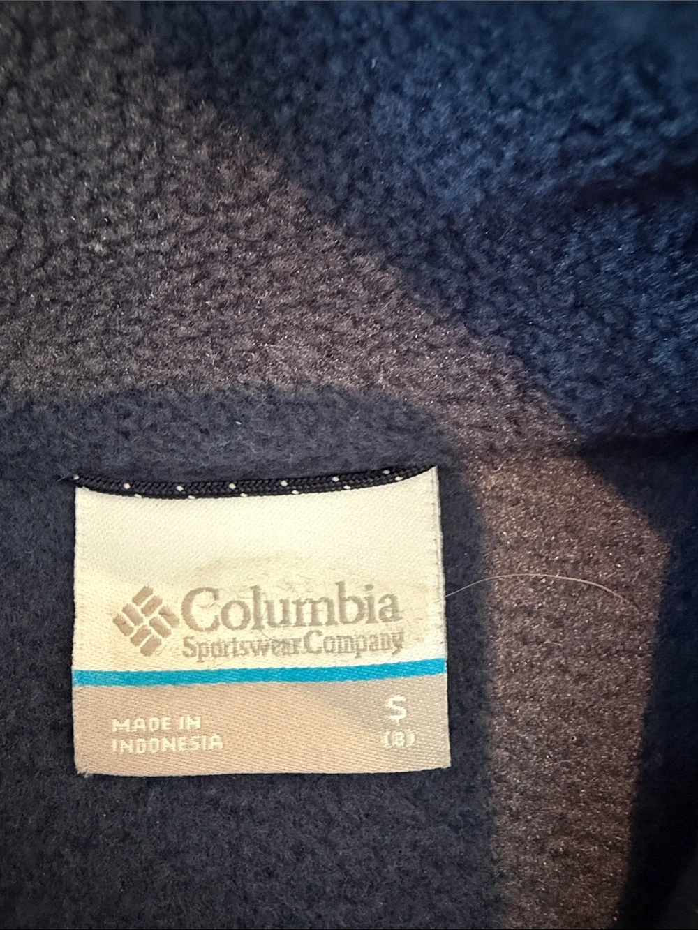 Columbia Kids Blue and Navy Full-Zip Fleece Jacket